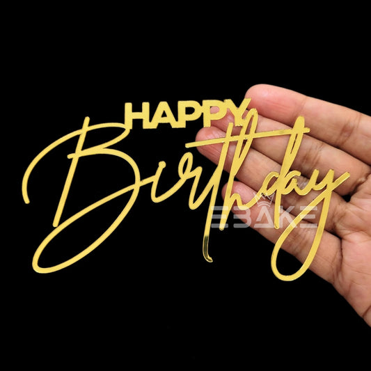 Happy Birthday Cutout