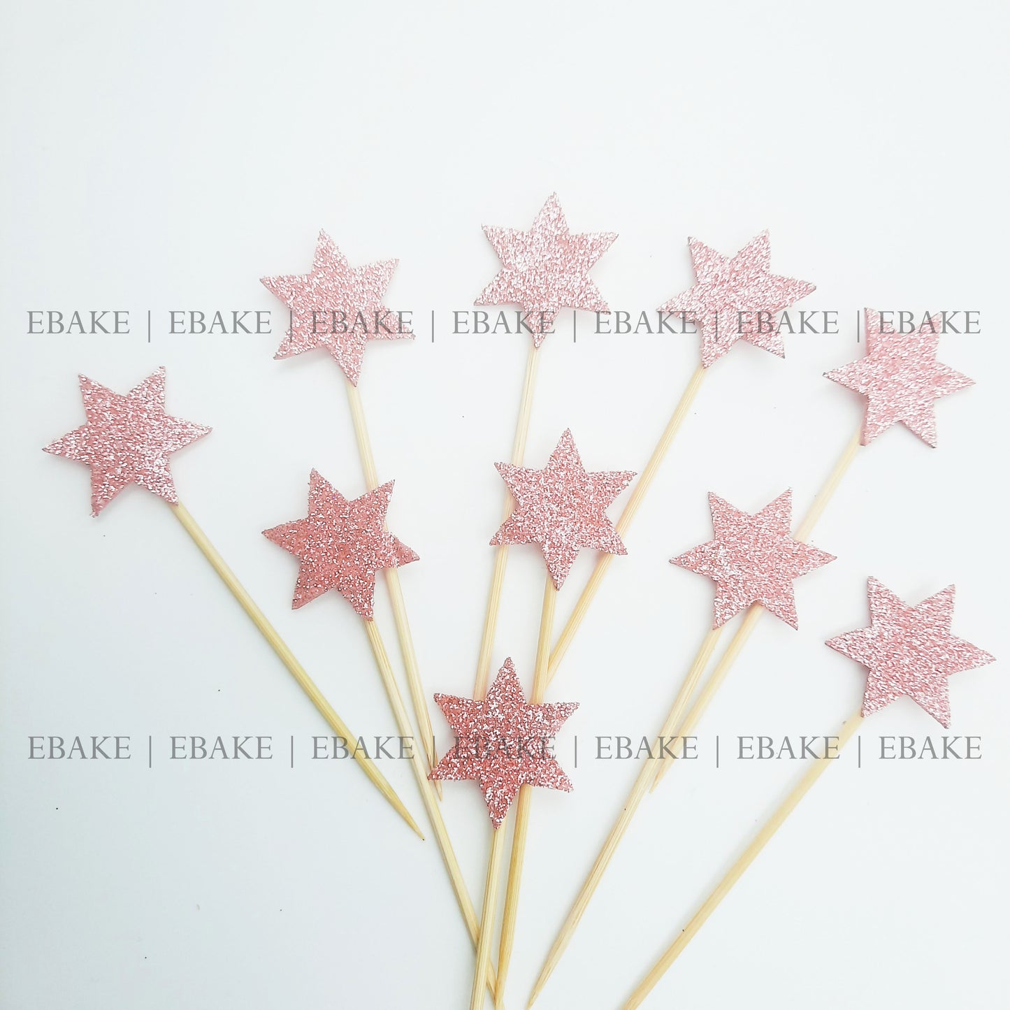 Star Glitter Topper - Pink