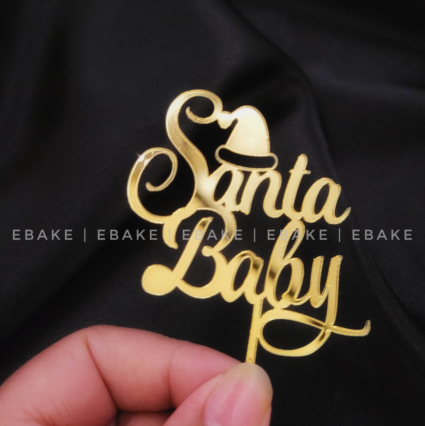 Santa Baby Mini Topper Gold - C04