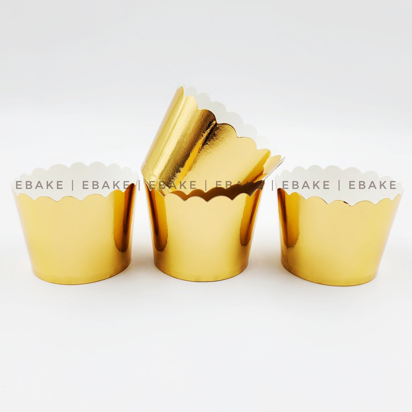 Paper Muffin Cup (Gold) - Set Of 50 Pieces