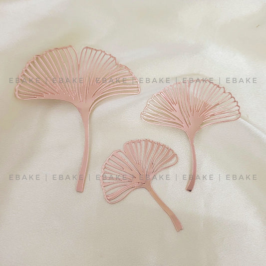 Ginkgo Leaves Rose Gold (Set Of 3)