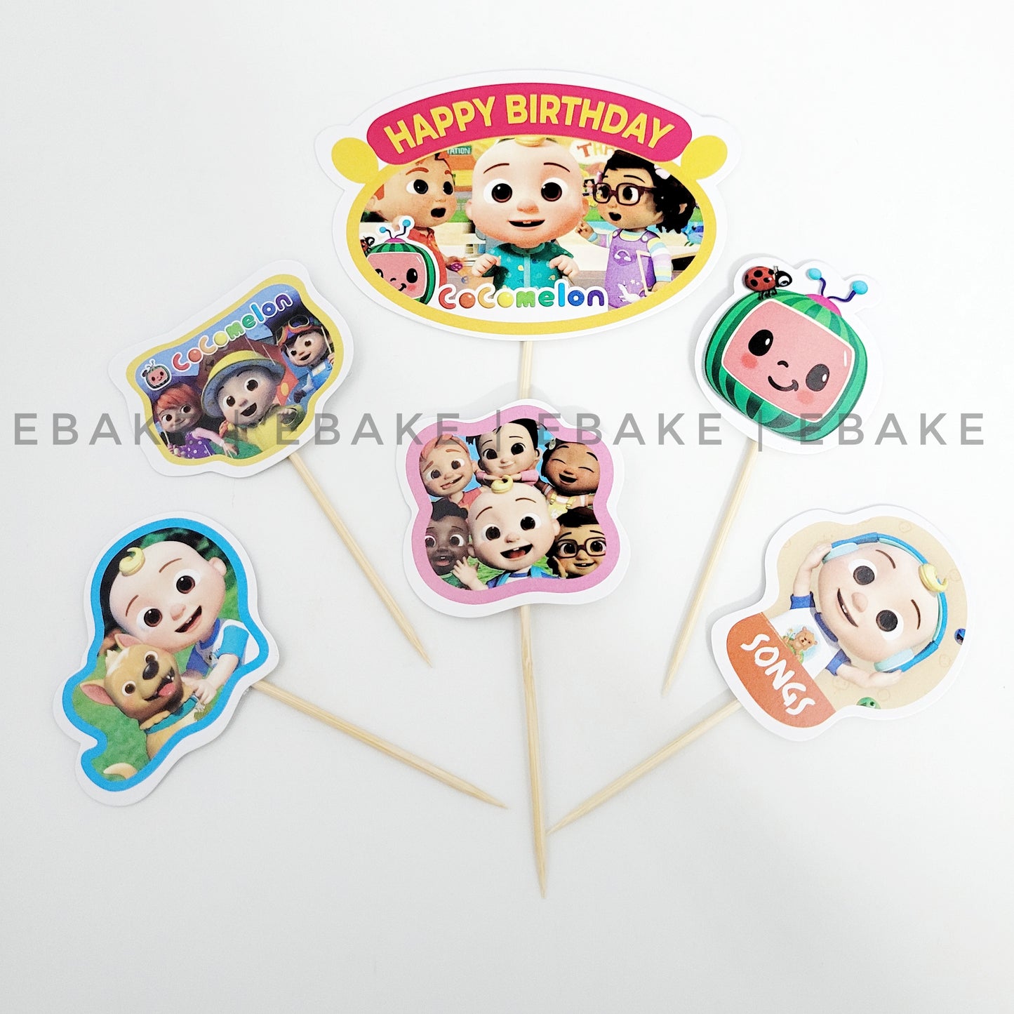 Cocomelon Theme Paper Topper Set
