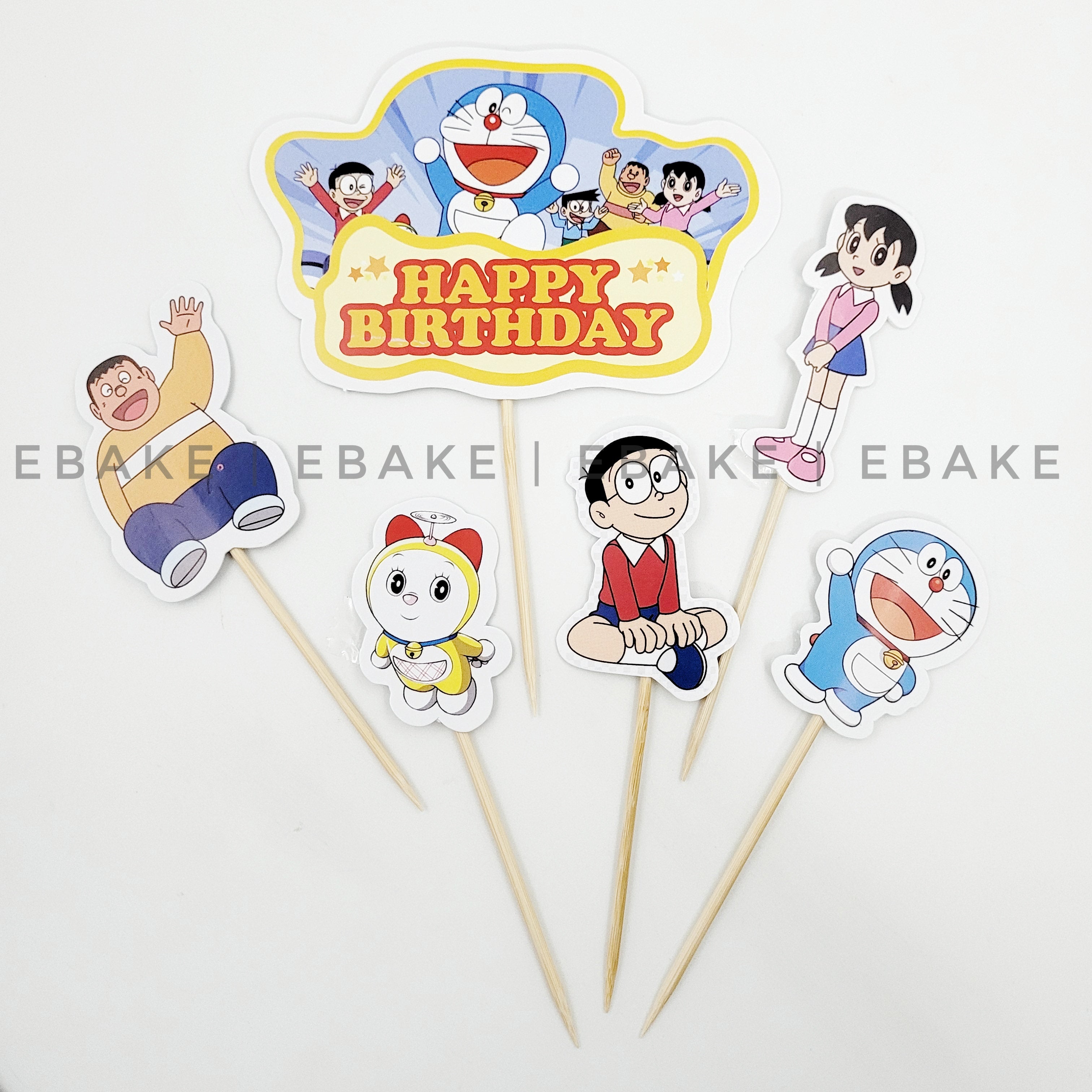 Cartoon Ribbon Topper Cartoon & Theme Toppers – EBAKE