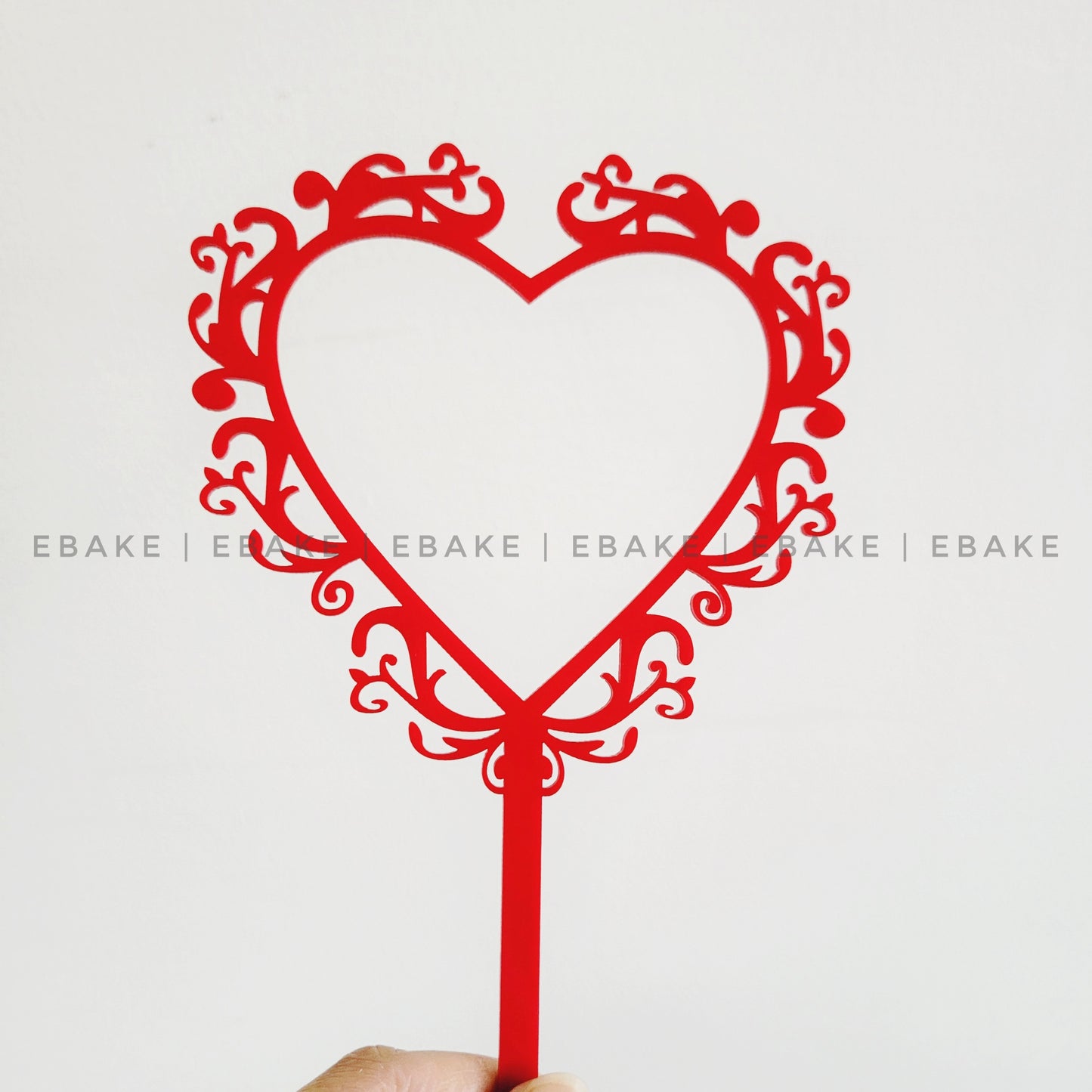 Heart Cake Topper