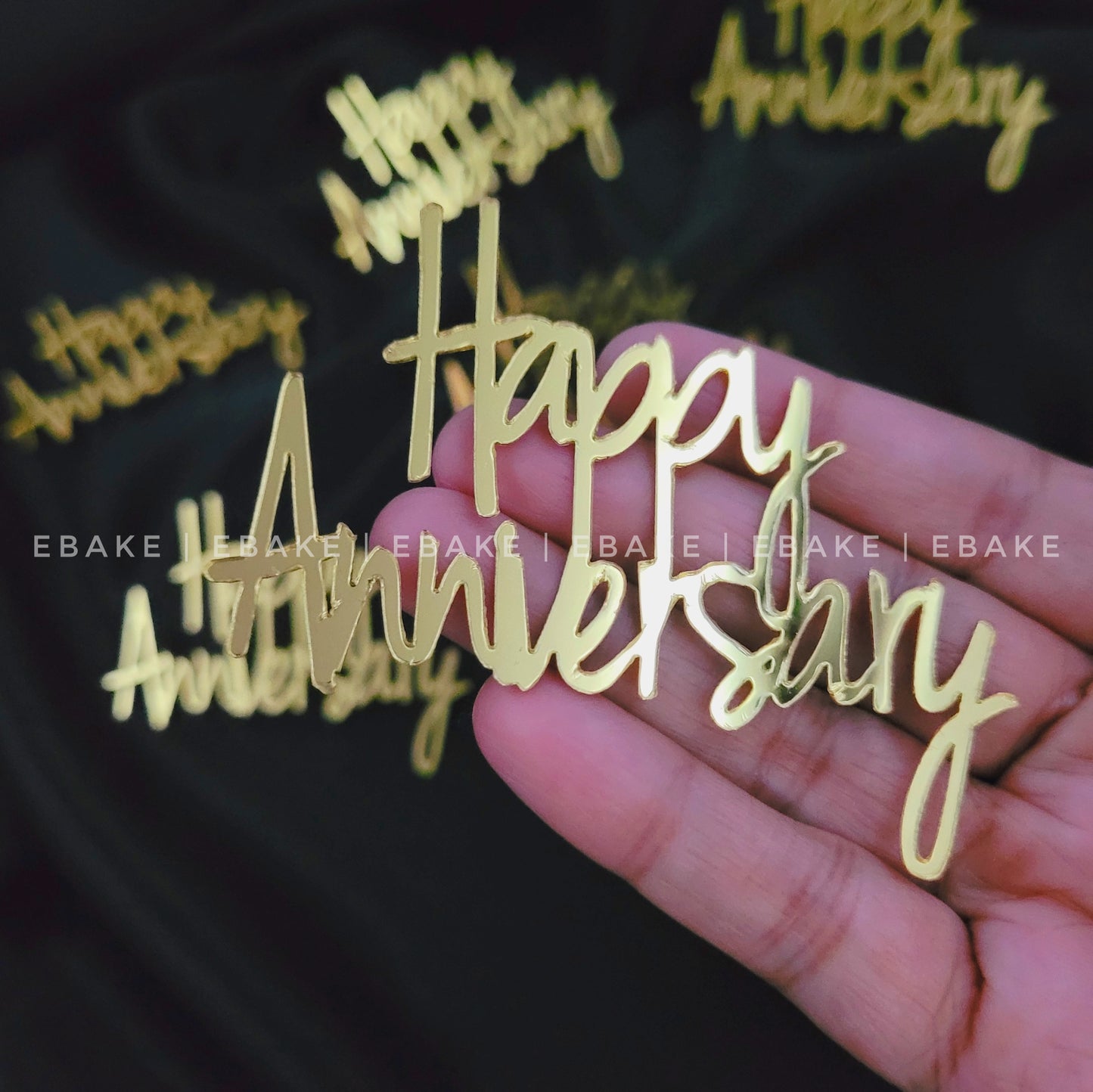 Mini Anniversary Cutout 3" (Set Of 6)