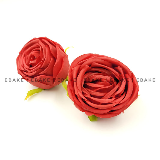 Cabbage Rose - A206 Red (Single Piece)