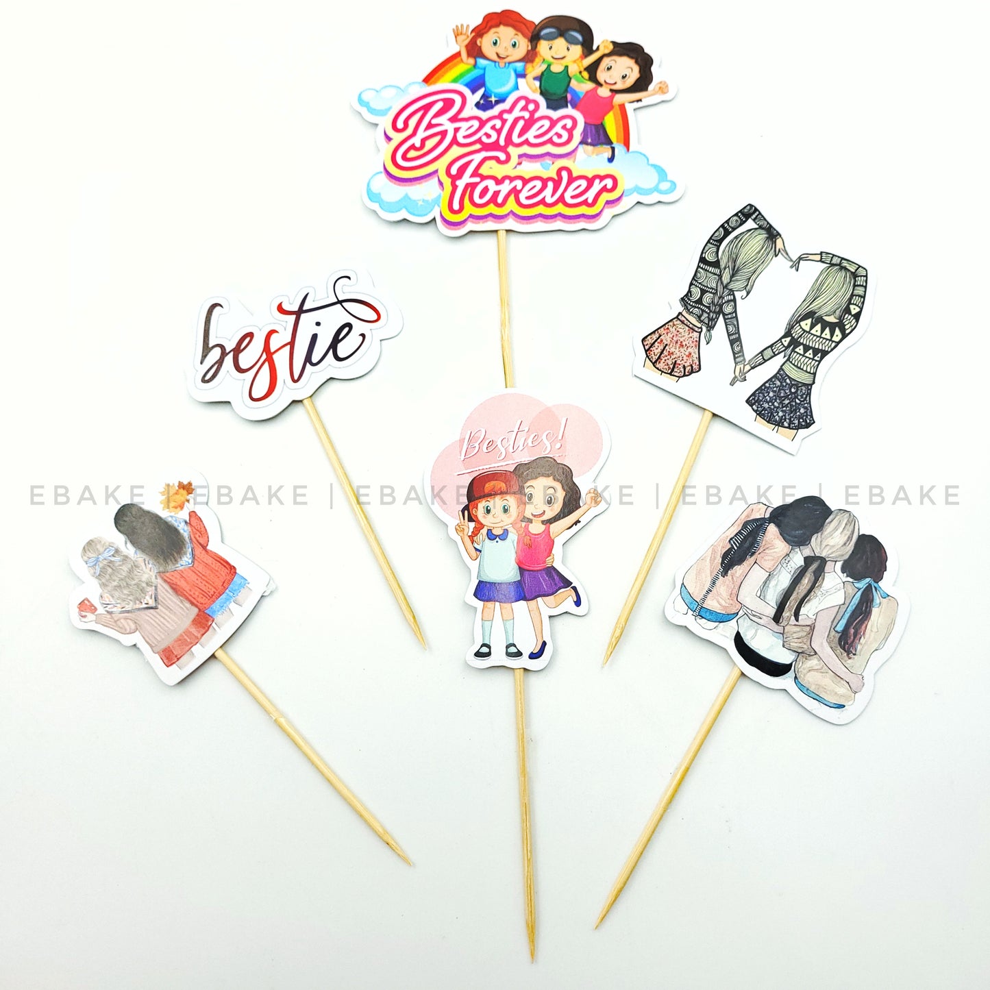 Best Friends Theme Paper Topper Set