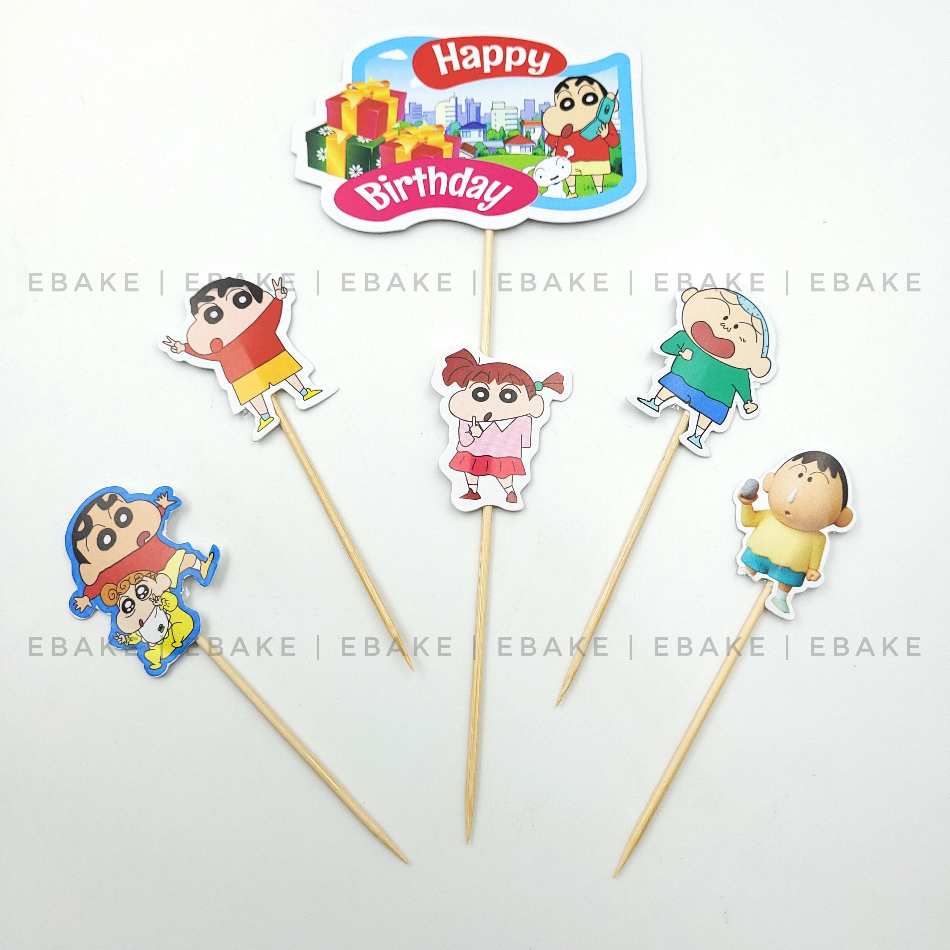 Cartoon Ribbon Topper Cartoon & Theme Toppers – EBAKE