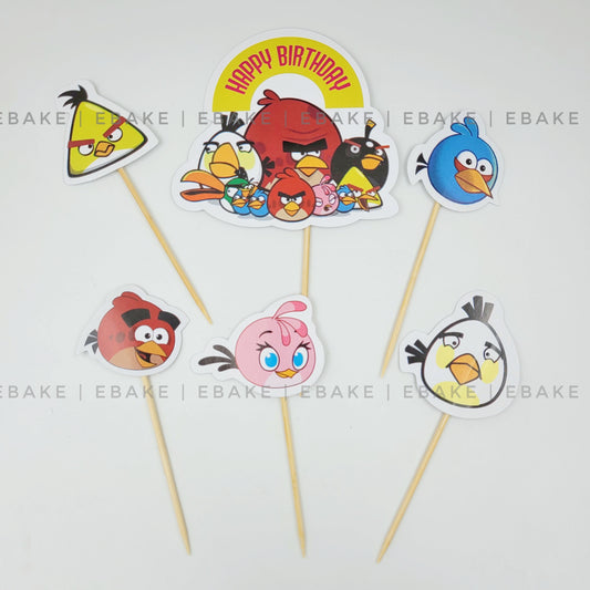 Angry Birds Theme Paper Topper Set