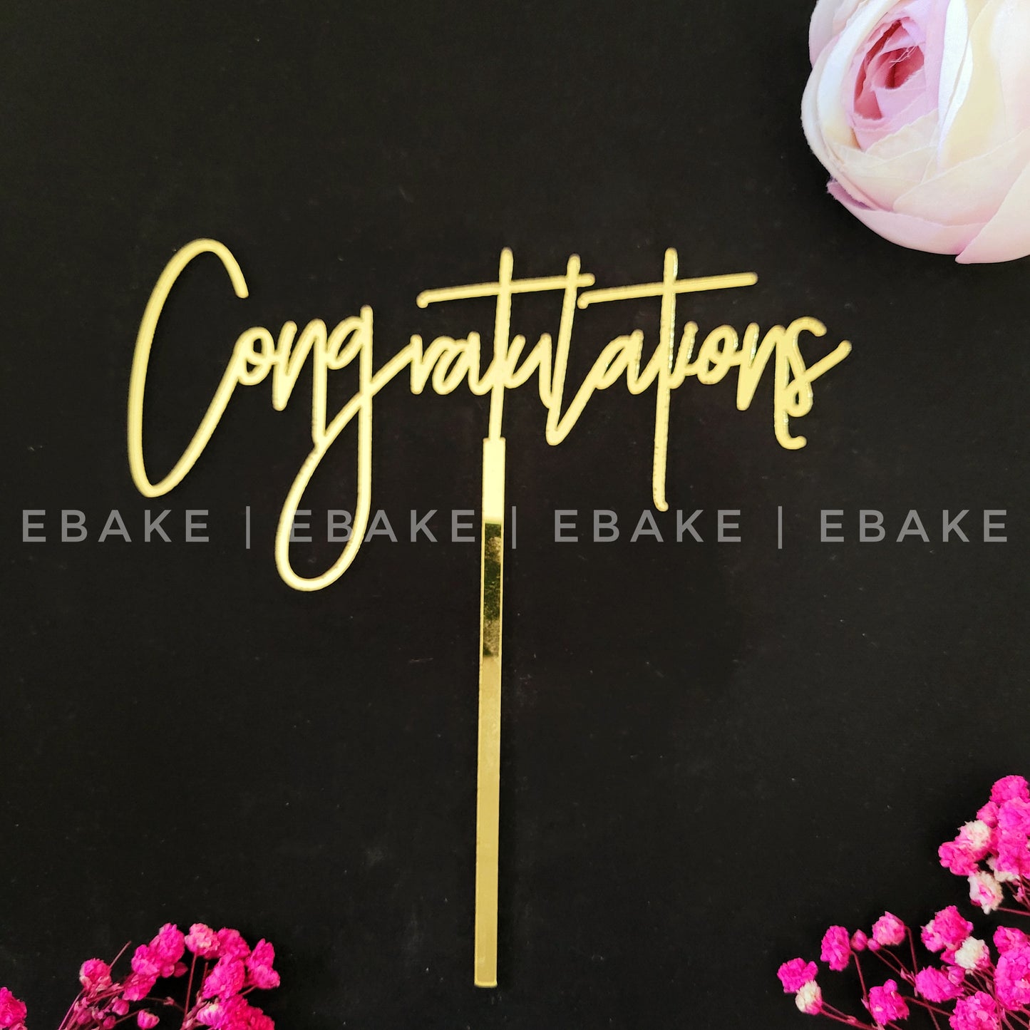 Congratulations Cake Topper