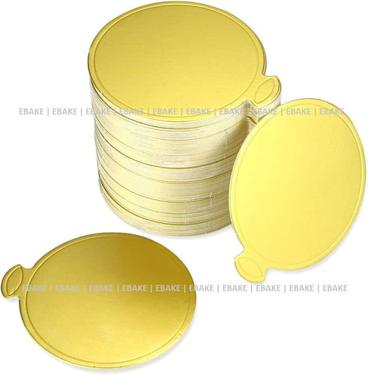 Mini Cake Base/Pastry Base - Round (25 Pieces)