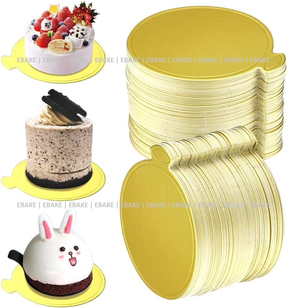 Mini Cake Base/Pastry Base - Round (25 Pieces)