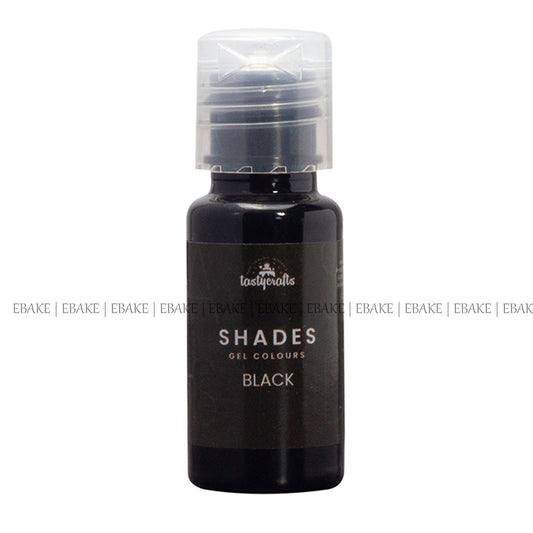 BLACK Edible Concentrated Gel Colour for Cake Decorating - 20g Bottle