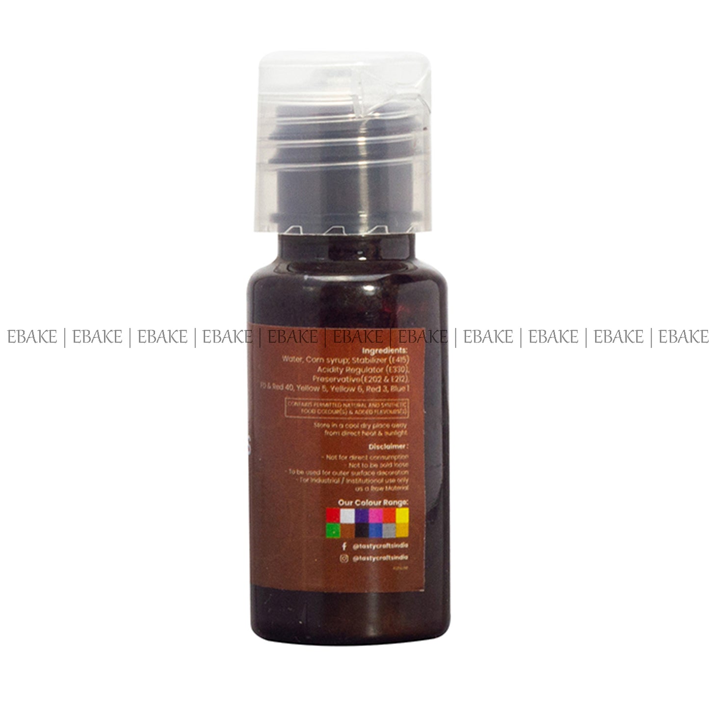 CHOCOLATE BROWN Edible Concentrated Gel Colour for Cake Decorating - 20g Bottle