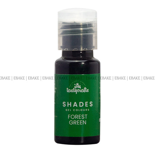 FOREST GREEN Edible Concentrated Gel Colour for Cake Decorating - 20g Bottle