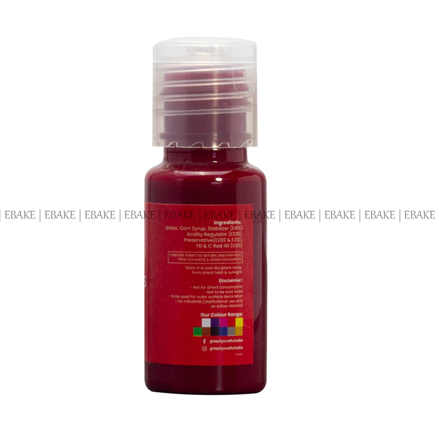 RED Edible Concentrated Gel Colour for Cake Decorating - 20g Bottle