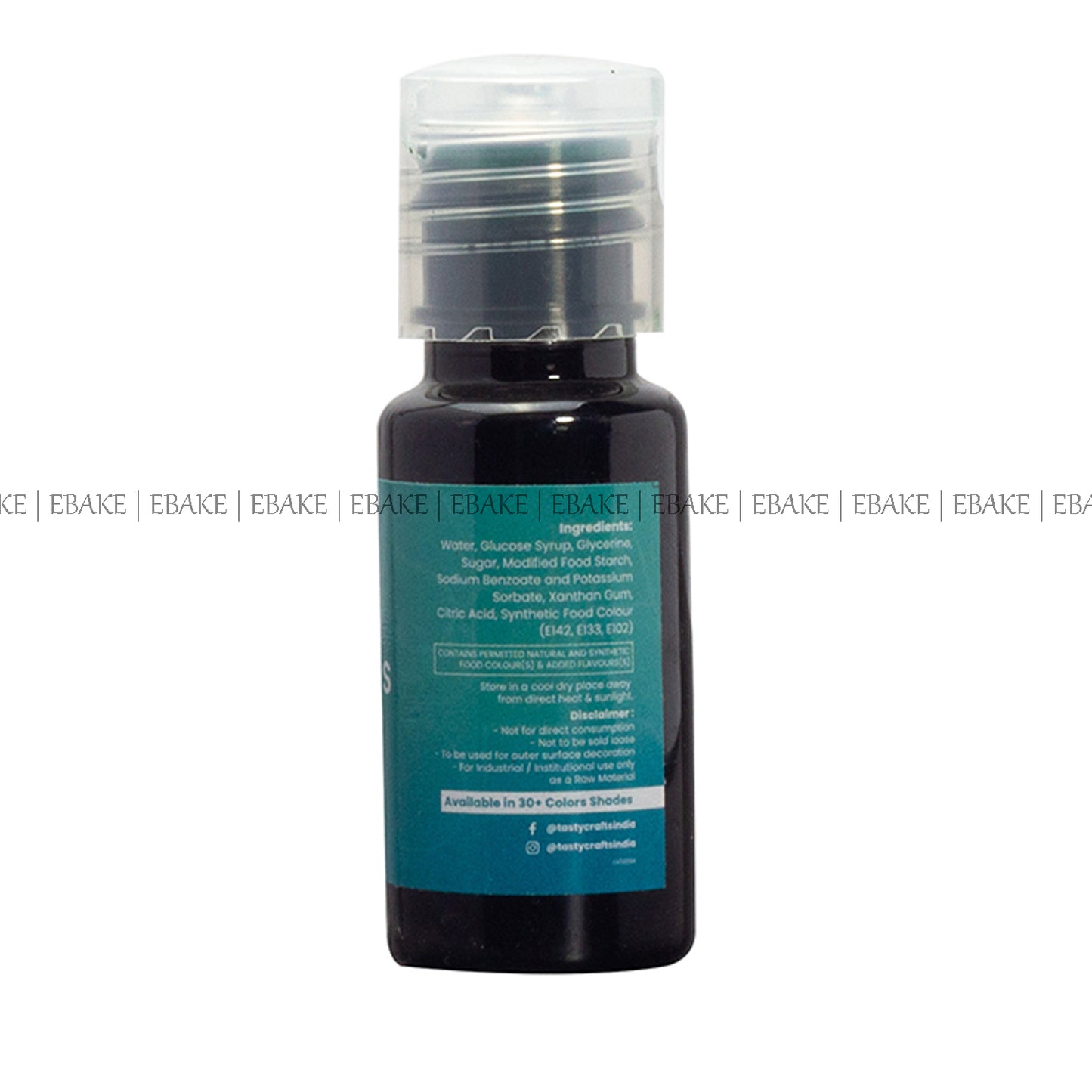 TEAL Edible Concentrated Gel Colour for Cake Decorating - 20g Bottle