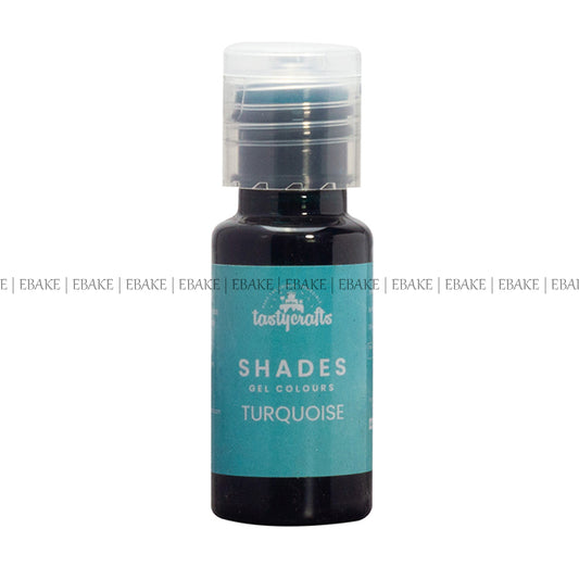 TURQUOISE Edible Concentrated Gel Colour for Cake Decorating - 20g Bottle