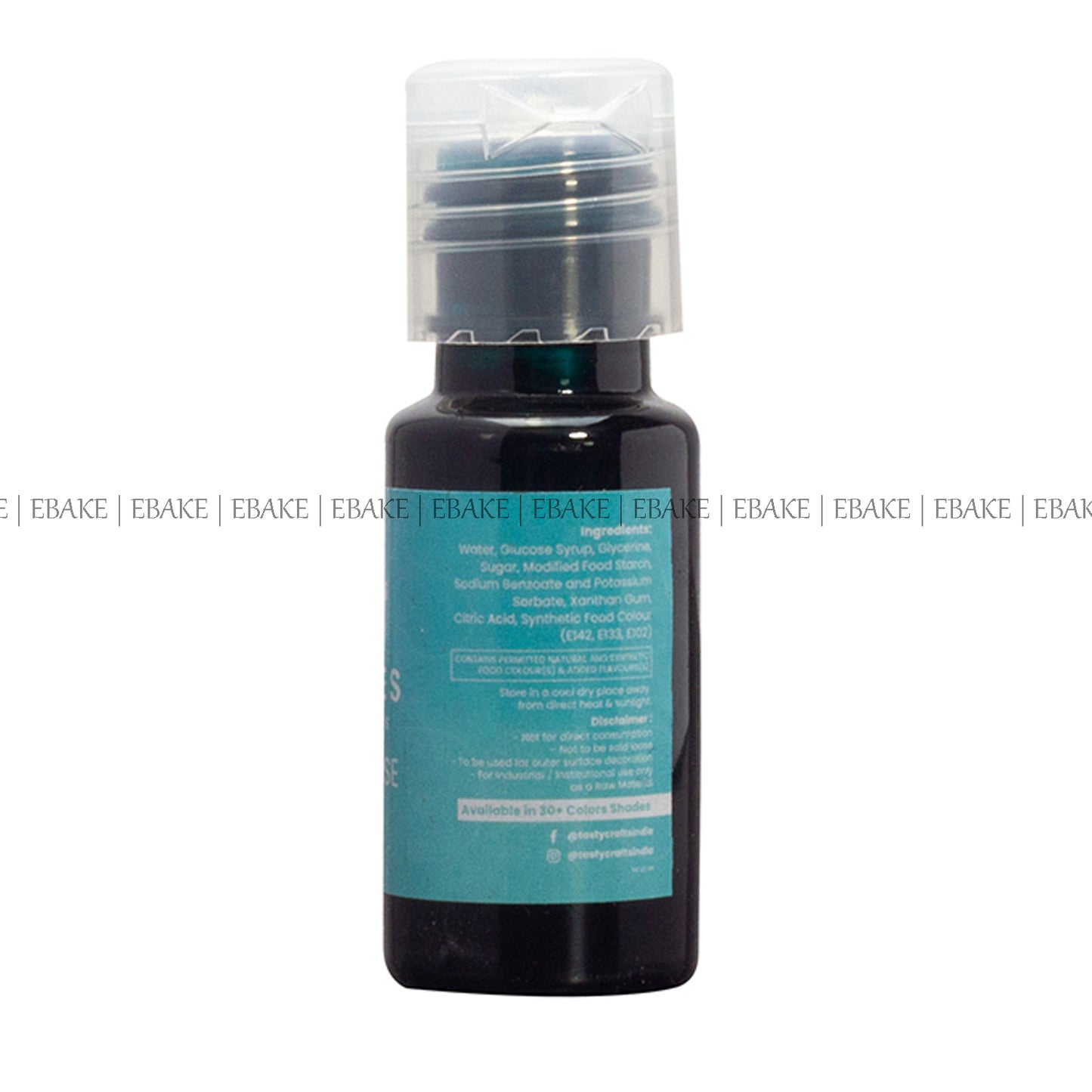 TURQUOISE Edible Concentrated Gel Colour for Cake Decorating - 20g Bottle