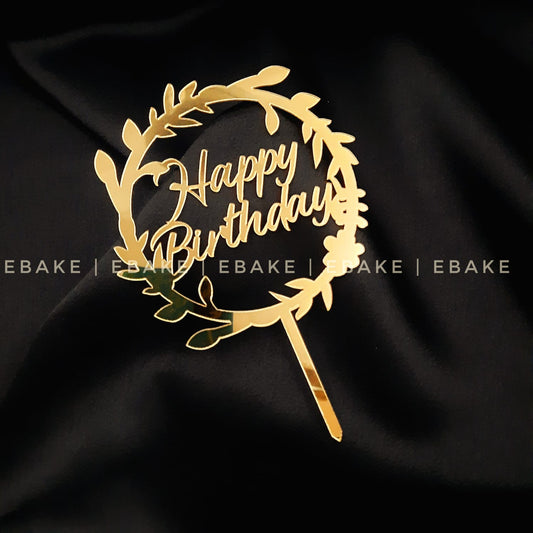 Happy Birthday Cake Topper