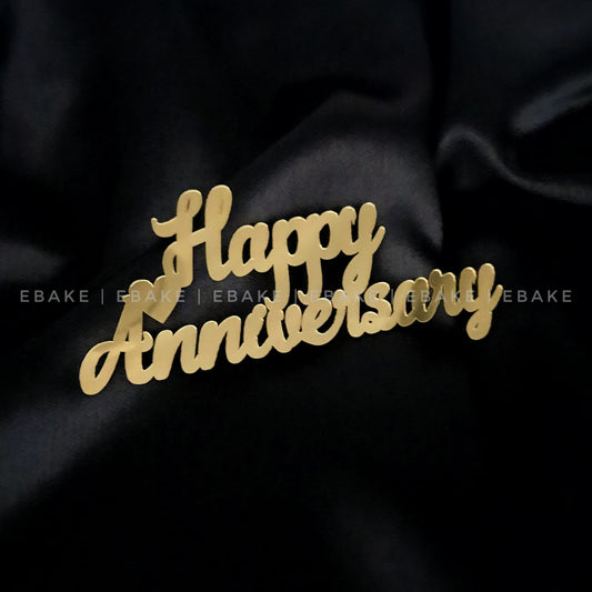 Happy Anniversary Cutout (Cake Charm)