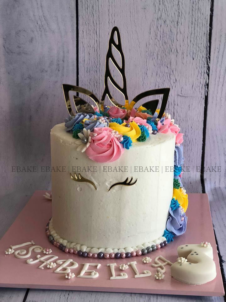 Unicorn Cake Topper Set