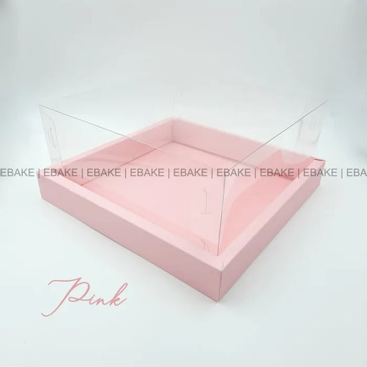 Pink Full Display Hamper Box(Square) 9*9*4 - Set Of 2