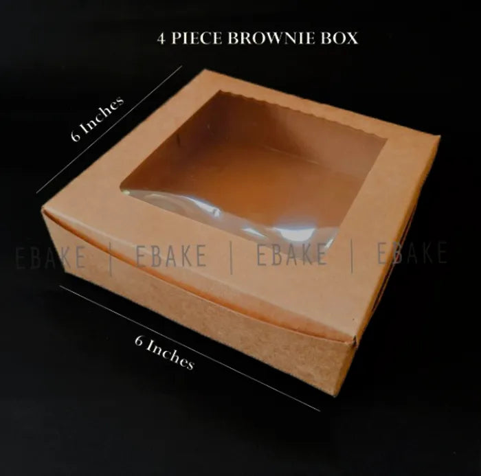 4 Piece Brownie Box (Set Of 5)