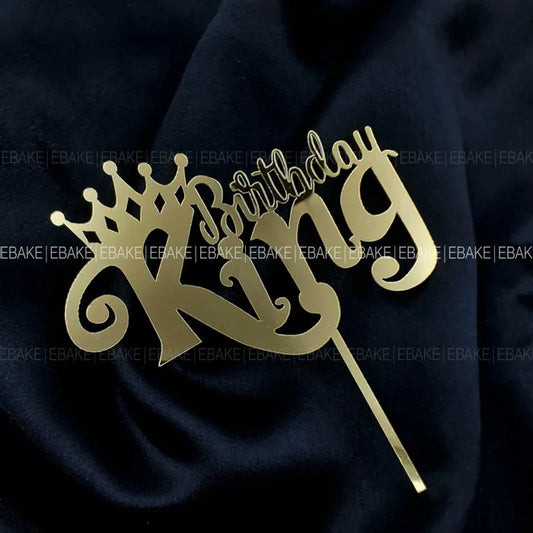 Birthday King Cake Topper