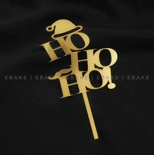Ho Ho Ho Cake Topper