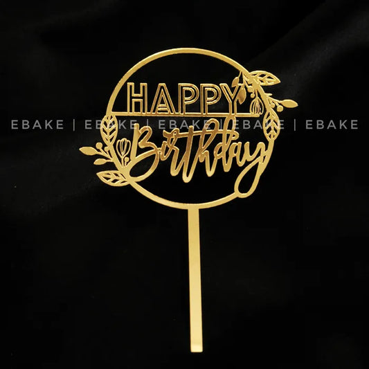 Happy Birthday Cake Topper