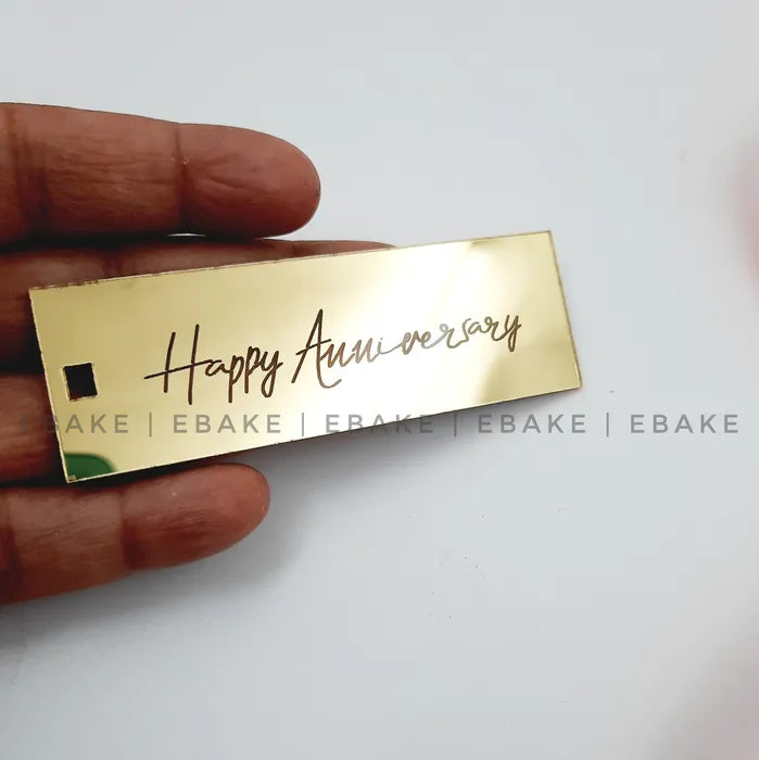 Happy Anniversary Gift Tag/Charm Single Piece