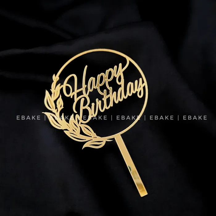 Happy Birthday Cake Topper