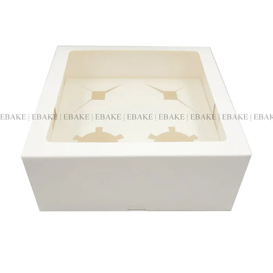Hamper Box Premade - 2 Cupcakes & 2 Jar Cakes (Set Of 2 Boxes) B103