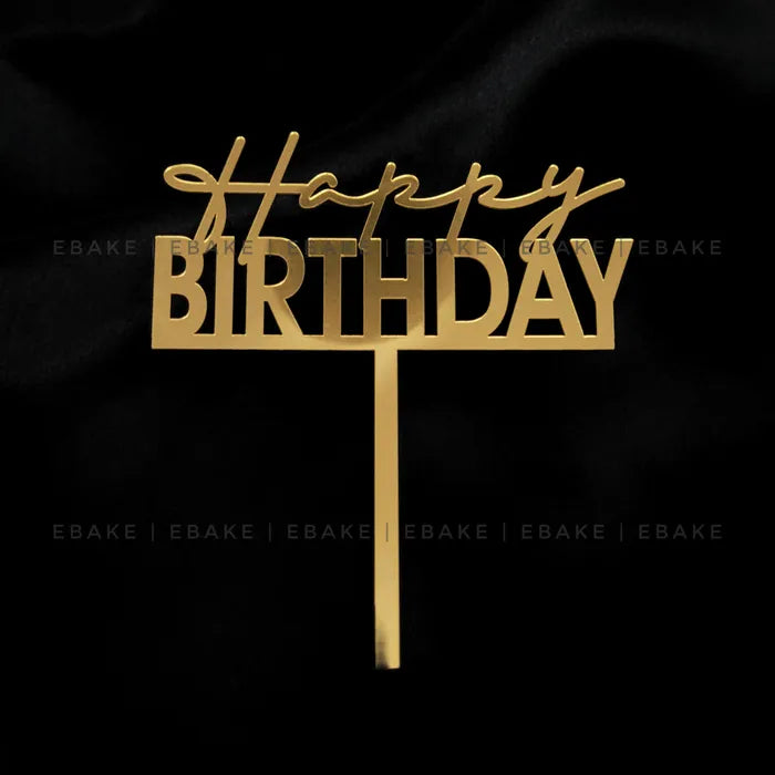 Happy Birthday Cake Topper