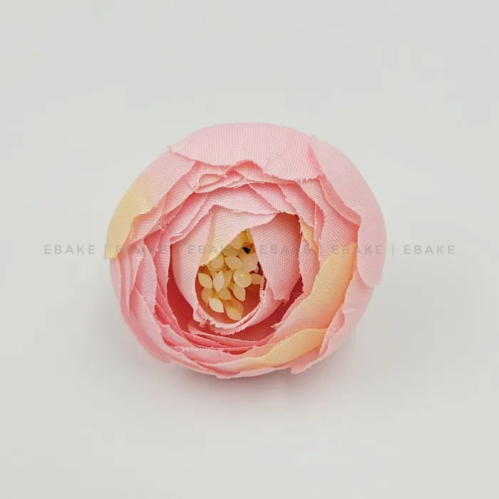 Small Peony - A118 Pink & Yellow (Single Piece)