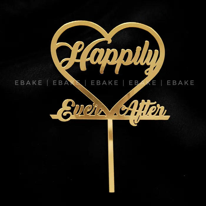 Happily Ever After Cake Topper