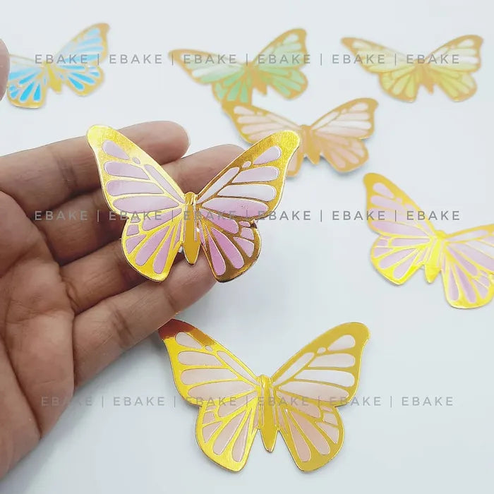 Foldable Paper Butterflies (Set Of 10 Pieces)