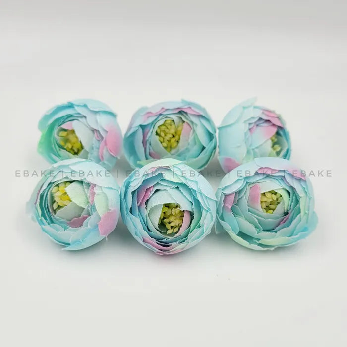 Small Peony - A152 Light Blue