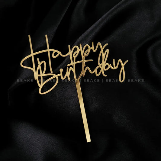 Happy Birthday Cake Topper