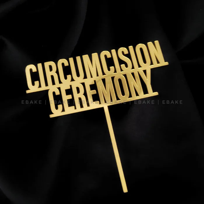 Circumcision Ceremony Cake Topper